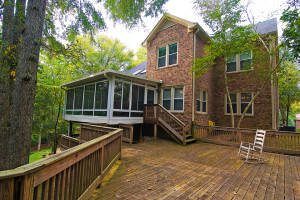 Amazing deck on a great home in Bellevue.